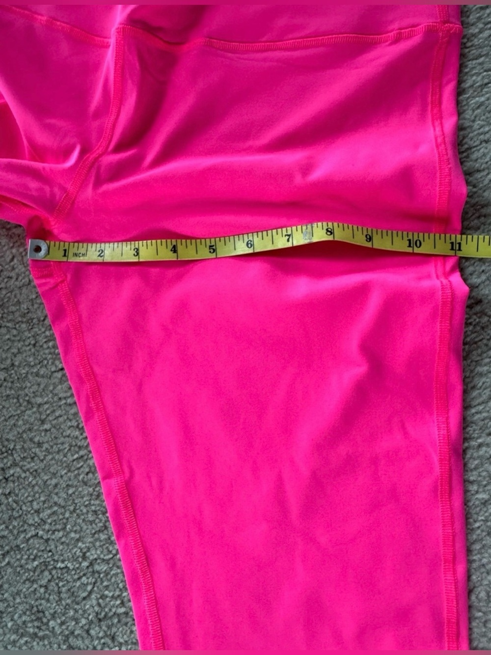 High-Rise Hot Pink Women's Stretch workout gym yoga pants xl - Picture 4 of 8